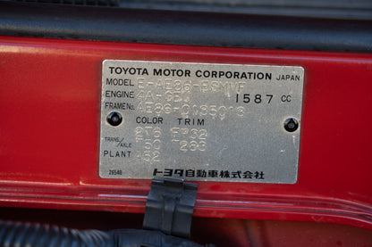 Toyota Levin AE86 - 1985