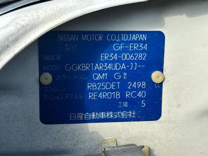 Nissan Skyline R34 GTT - 1998