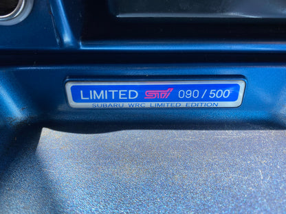 Subaru Impreza Wrx Sti 1999 - Version 6 Limited Edition 1999